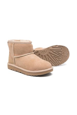 beige leather boots UGG KIDS | 1017715KSAN